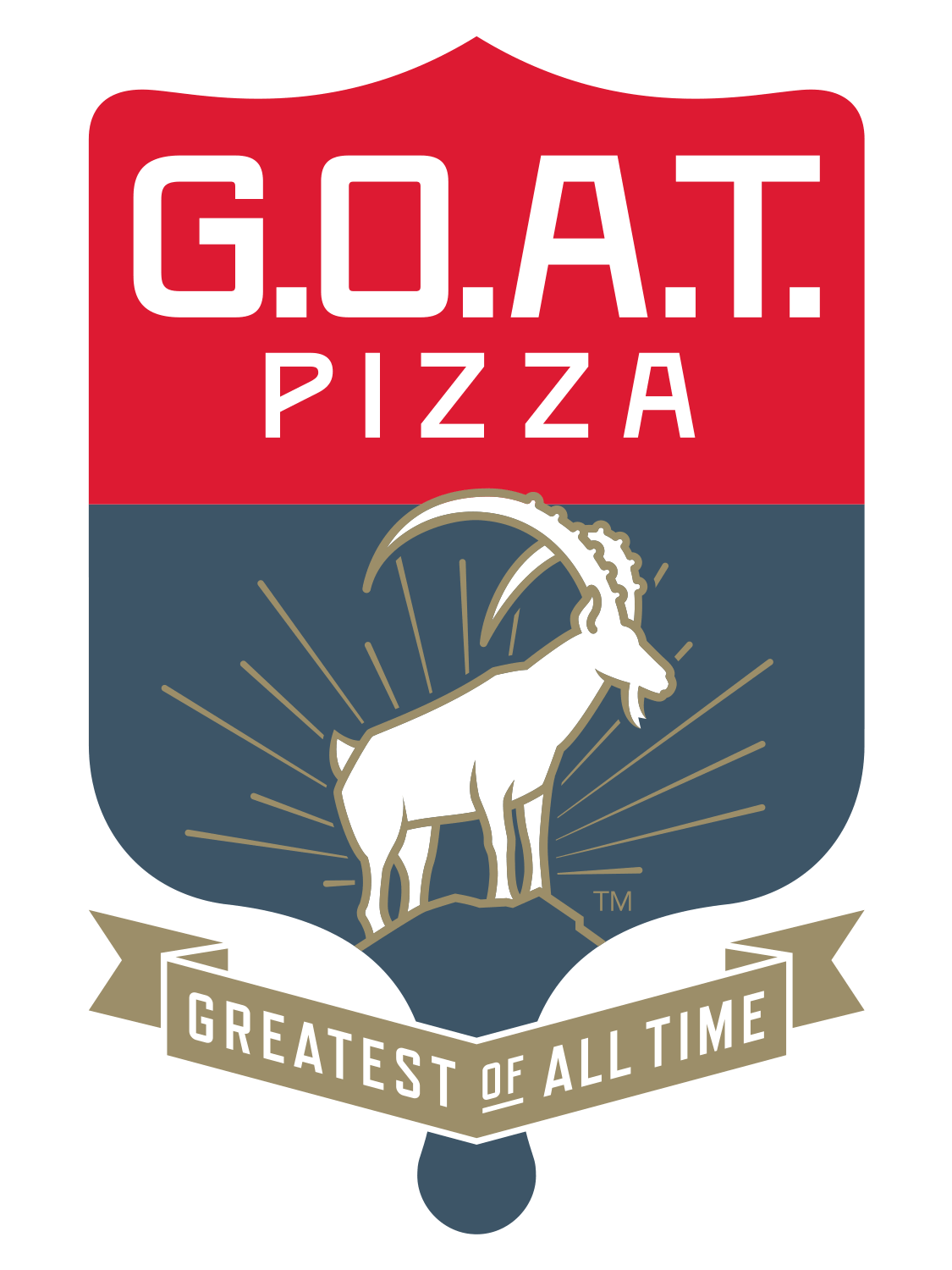 G.O.A.T. Pizza Logo